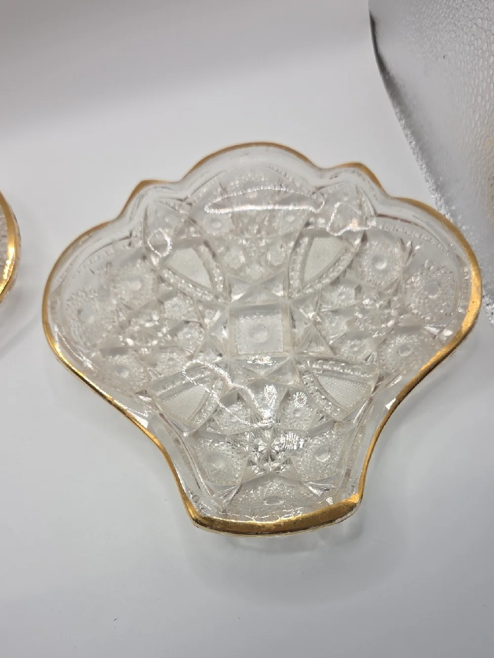Mckee Glass Relish Or Candy Dish Very Old Set Of 2